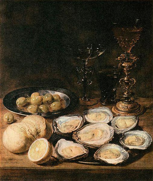 Alexander Adriaenssen with Oysters Germany oil painting art